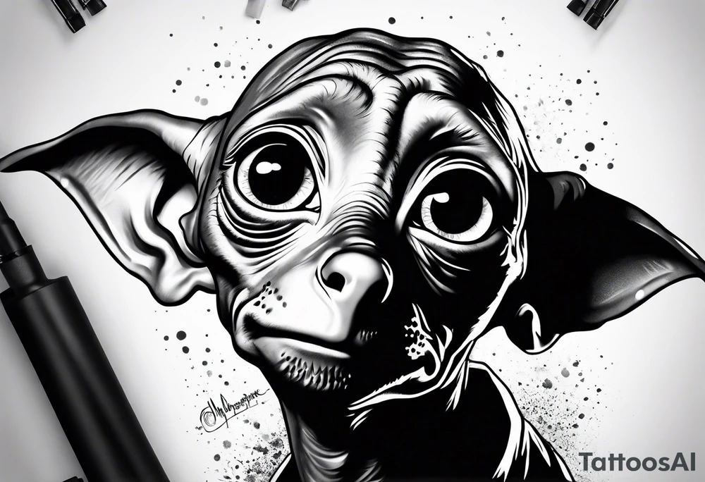 Dobby from harry potter tattoo idea