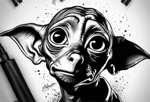 Dobby from harry potter tattoo idea