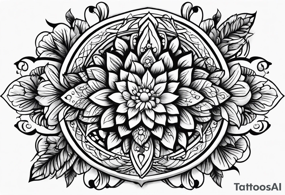 Neo-traditional tattoo idea