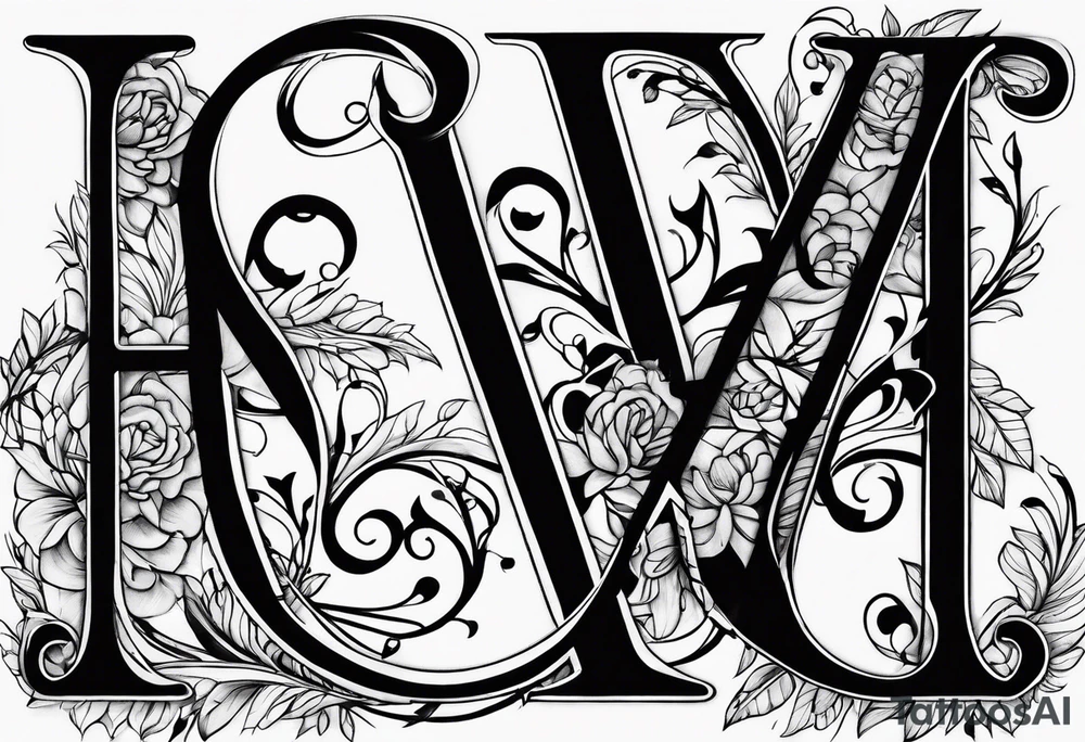 Greek letters tattoo idea