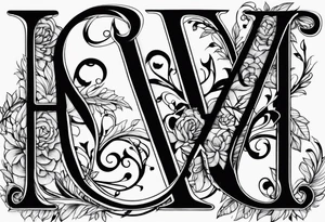 Greek letters tattoo idea