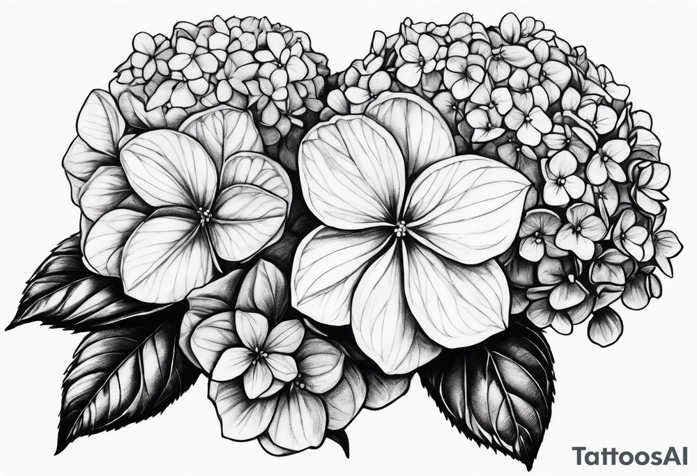 Hydrangeas tattoo idea
