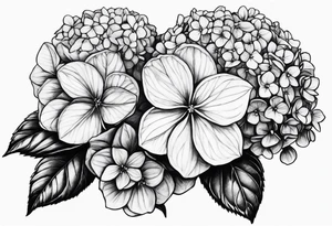 Hydrangeas tattoo idea