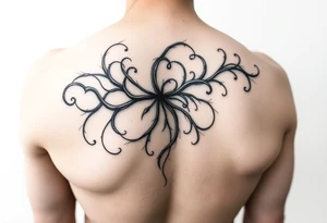 Go back to what it was before. I want fine lines. I want more organic tendrils. tattoo idea