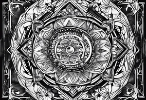 Tesseract tattoo idea