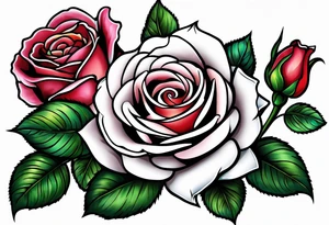 Sexy rose tattoo idea