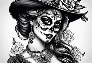 day of the dead tattoo idea