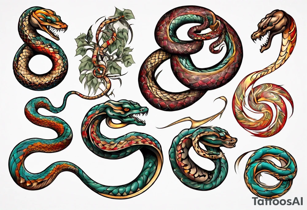 Schlange tattoo idea