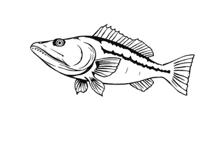 Flathead catfish tattoo idea