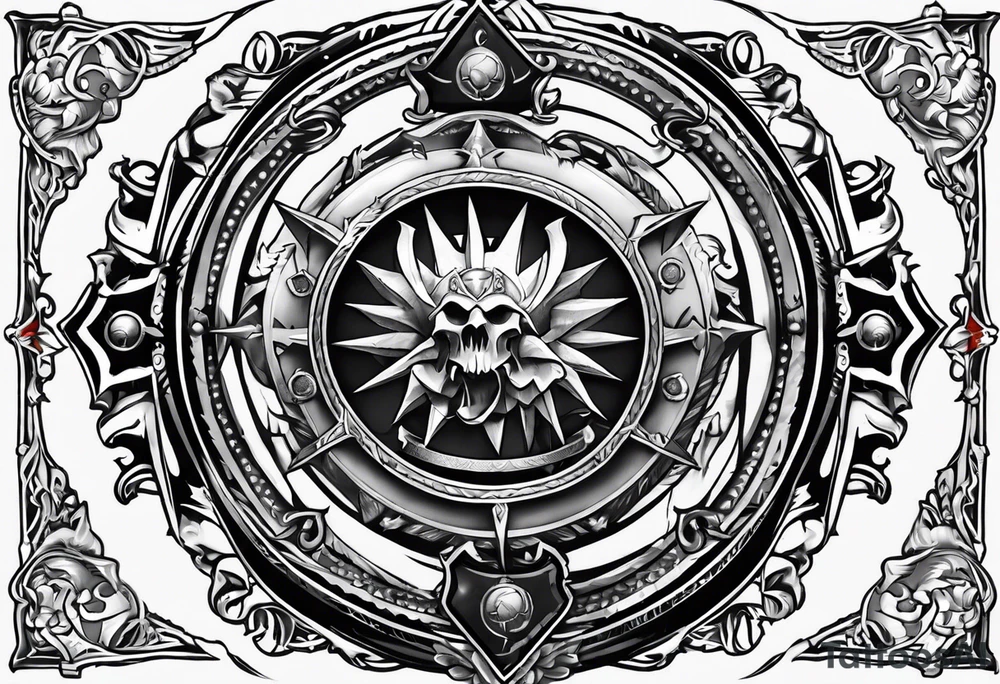 Warhammer inquisitorial seal tattoo idea