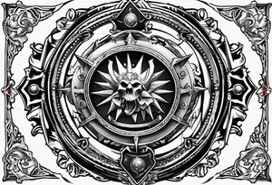 Warhammer inquisitorial seal tattoo idea