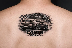 Alfa romeo 156 gta 
 cager 300 kmh tattoo idea