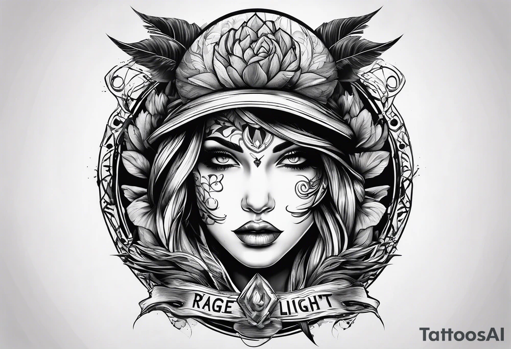 Rage against the dying of the light tattoo idea