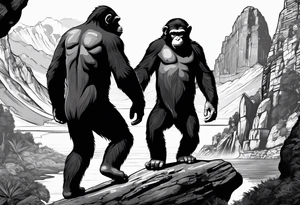 Caesar planet of the apes tattoo idea