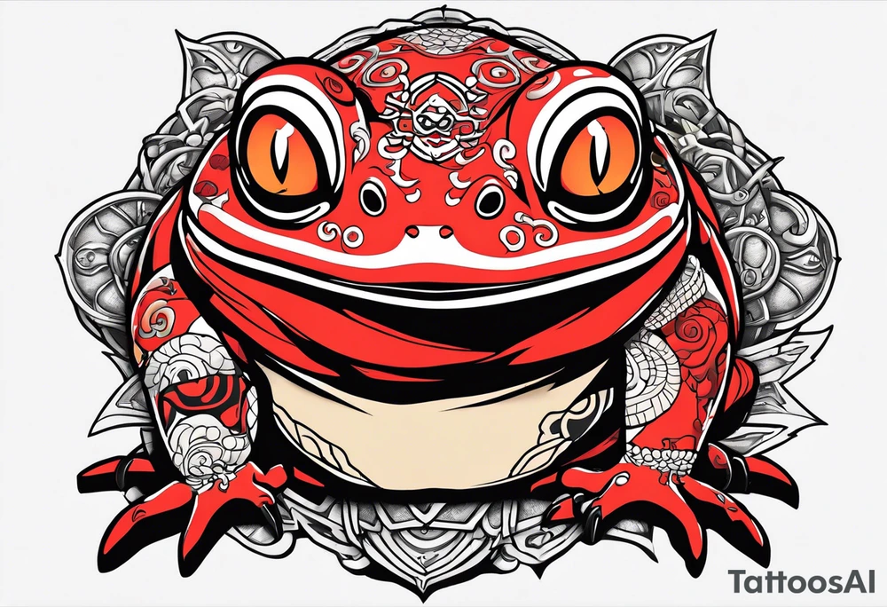 Jiraiya Naruto Gamakichi toad tattoo idea