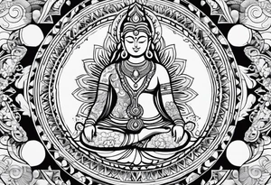Chakras tattoo idea