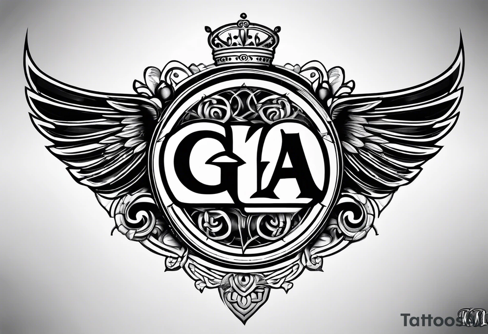 Letters ALA GAA
Roman Numeral tattoo idea
