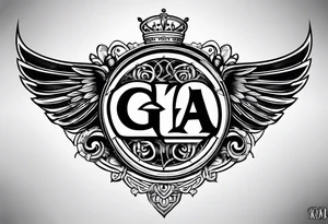 Letters ALA GAA
Roman Numeral tattoo idea