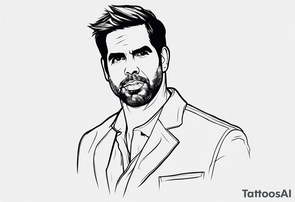 Can you create something small from the producer Eli Roth tattoo idea