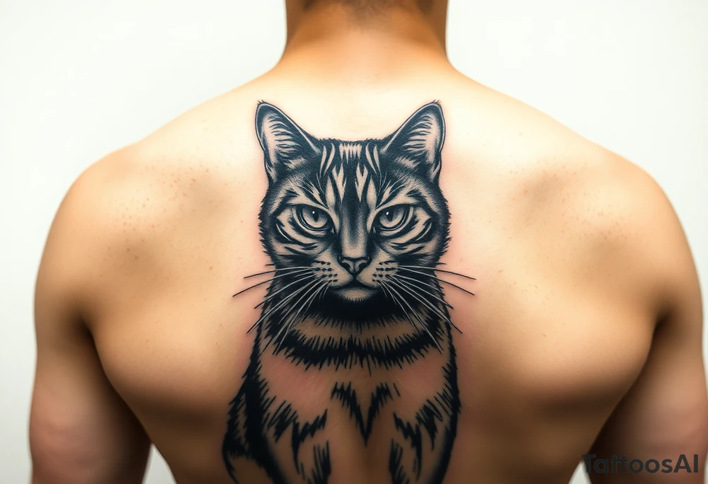 Black Cat tattoo idea