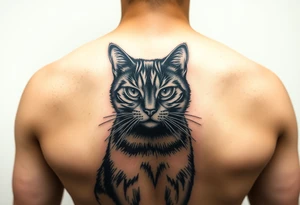 Black Cat tattoo idea