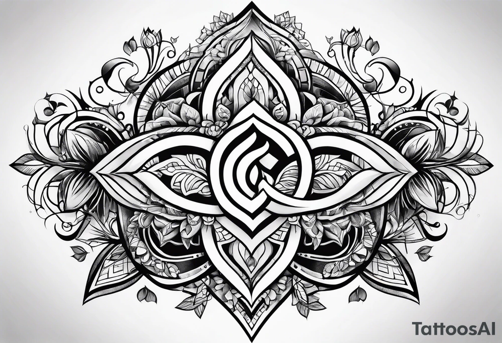 self love symbol tattoo idea