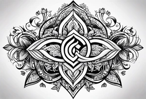 self love symbol tattoo idea