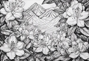 Rhododendron
Carried to heaven on angels wings
11-18-49 Dad 7-14-23 tattoo idea