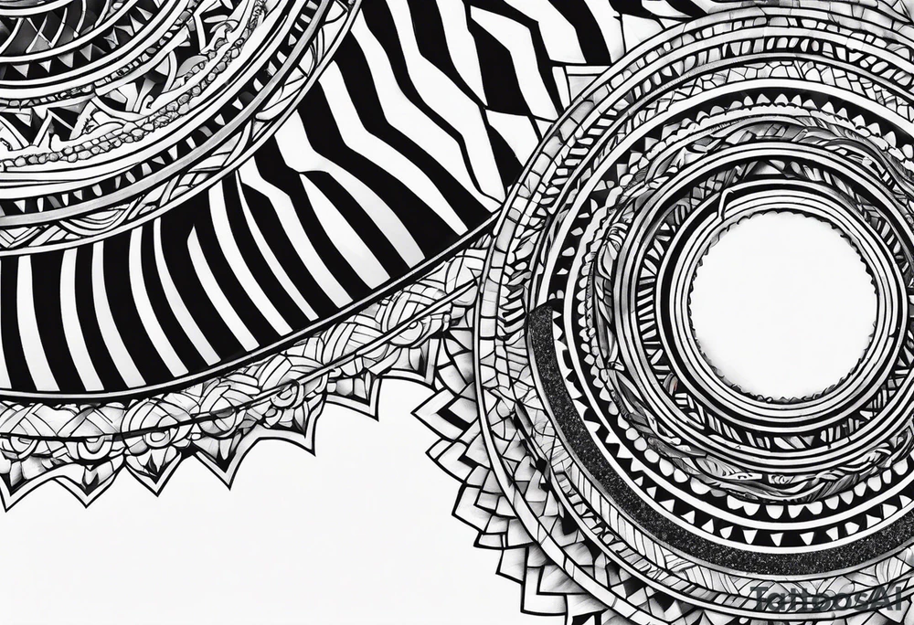 armband, lines tattoo idea