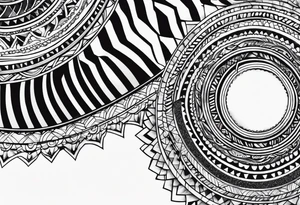 armband, lines tattoo idea
