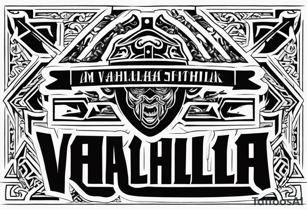 Valhalla soldier tattoo idea