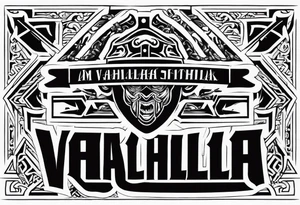 Valhalla soldier tattoo idea