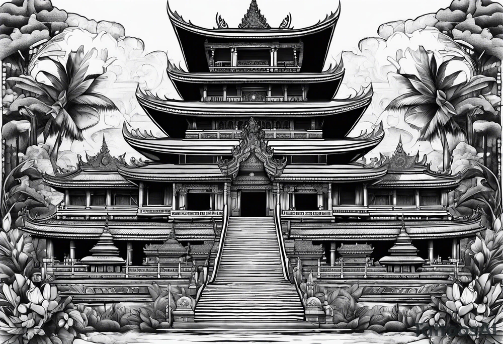 camboya temple tatto tattoo idea