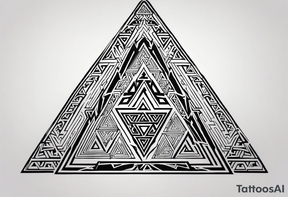 Valhalla valknut tattoo idea