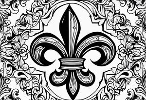 Fleur de lis tattoo idea
