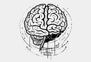 brain war against yourself discipline tattoo idea
