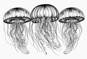 Beautiful Jellyfish tattoo idea