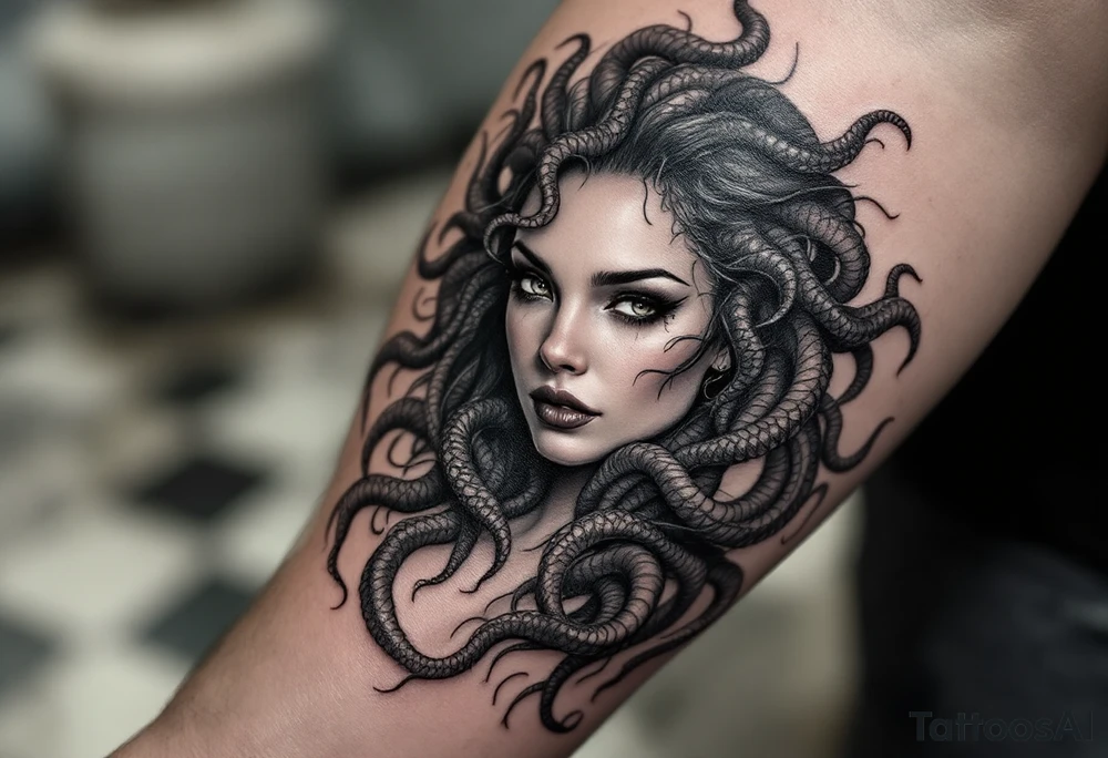 lady medusa full body tattoo tattoo idea