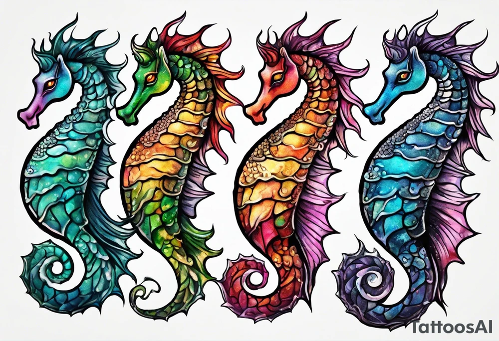 seahorse tattoo idea