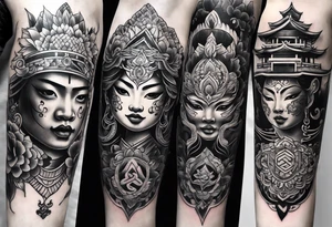 Vietnamese traditional tattoo idea