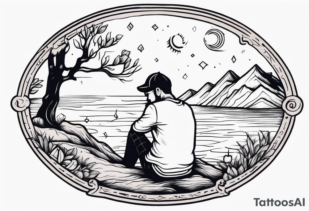 A person that is very introverted tattoo idea