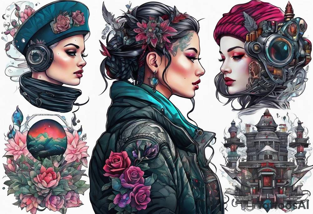 neuromancer tattoo tattoo idea