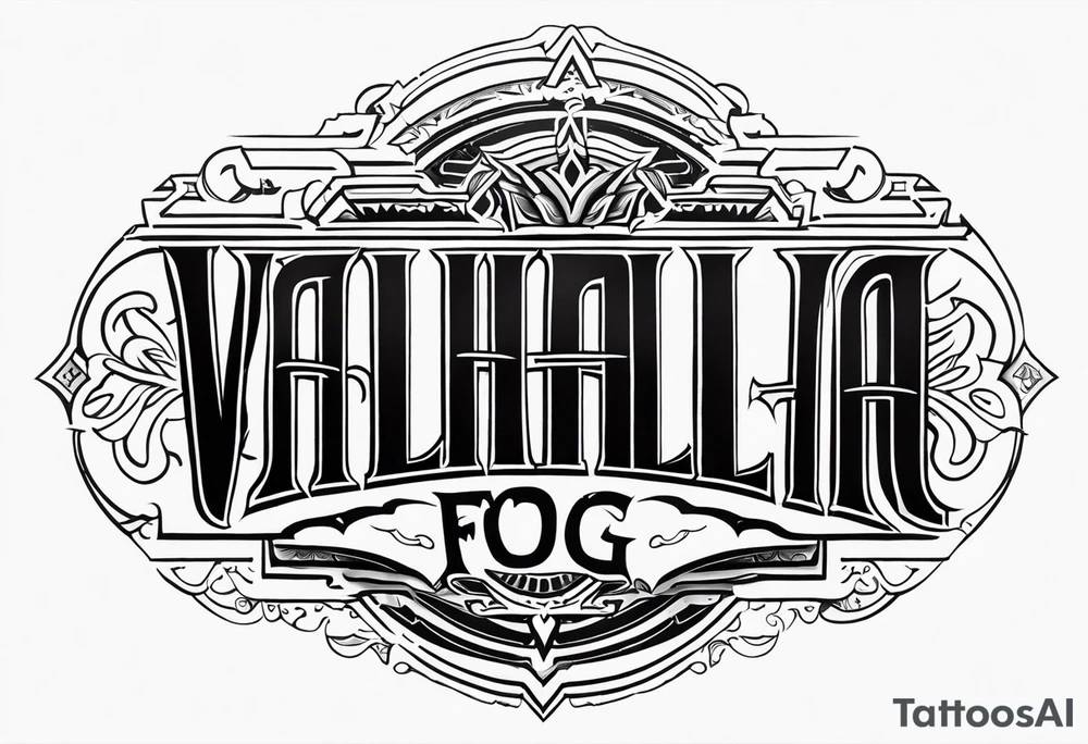 Valhalla fog tattoo idea