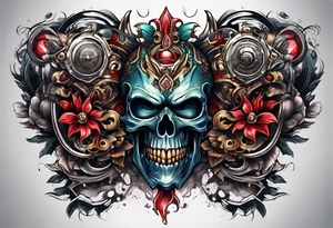 Angry tattoo idea