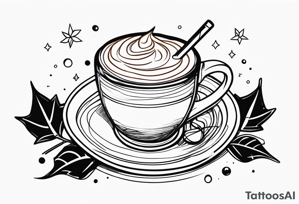 Pumpkin Spice Latte tattoo idea