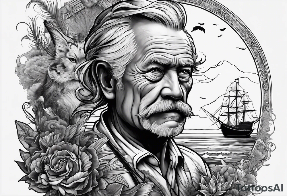 The Old Man and the Sea tattoo idea