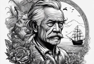 The Old Man and the Sea tattoo idea