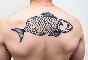 Fishnets sleeve tattoo idea