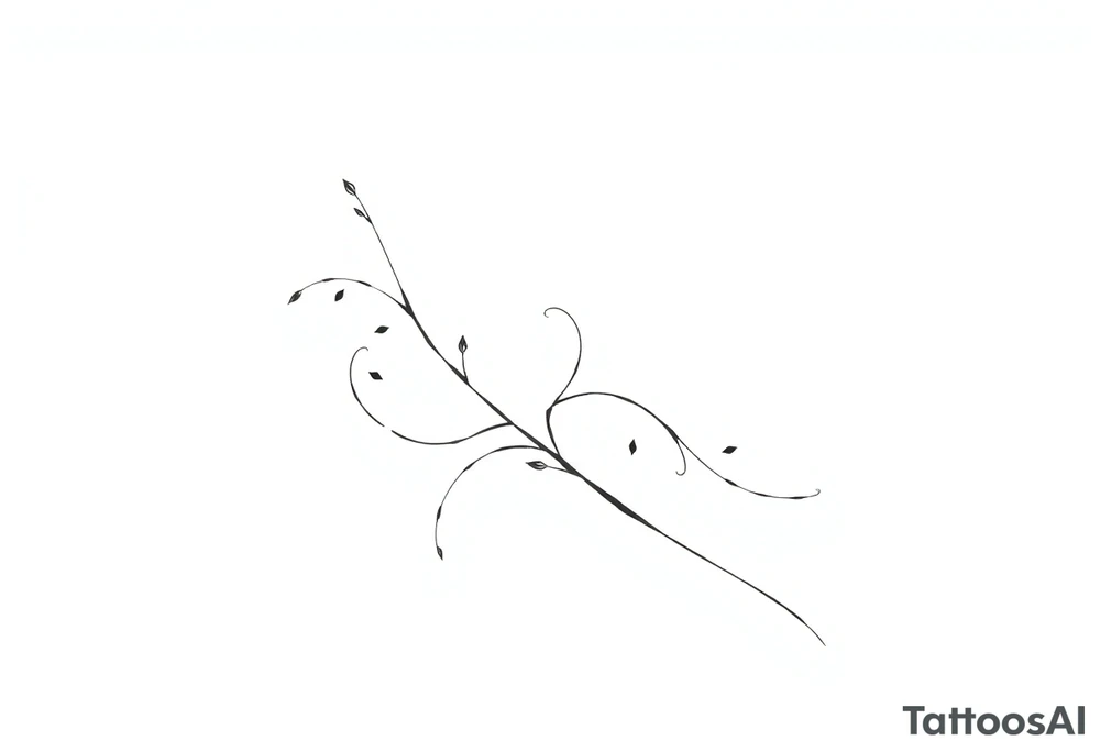 chardon minimaliste tattoo idea