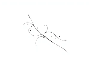 chardon minimaliste tattoo idea